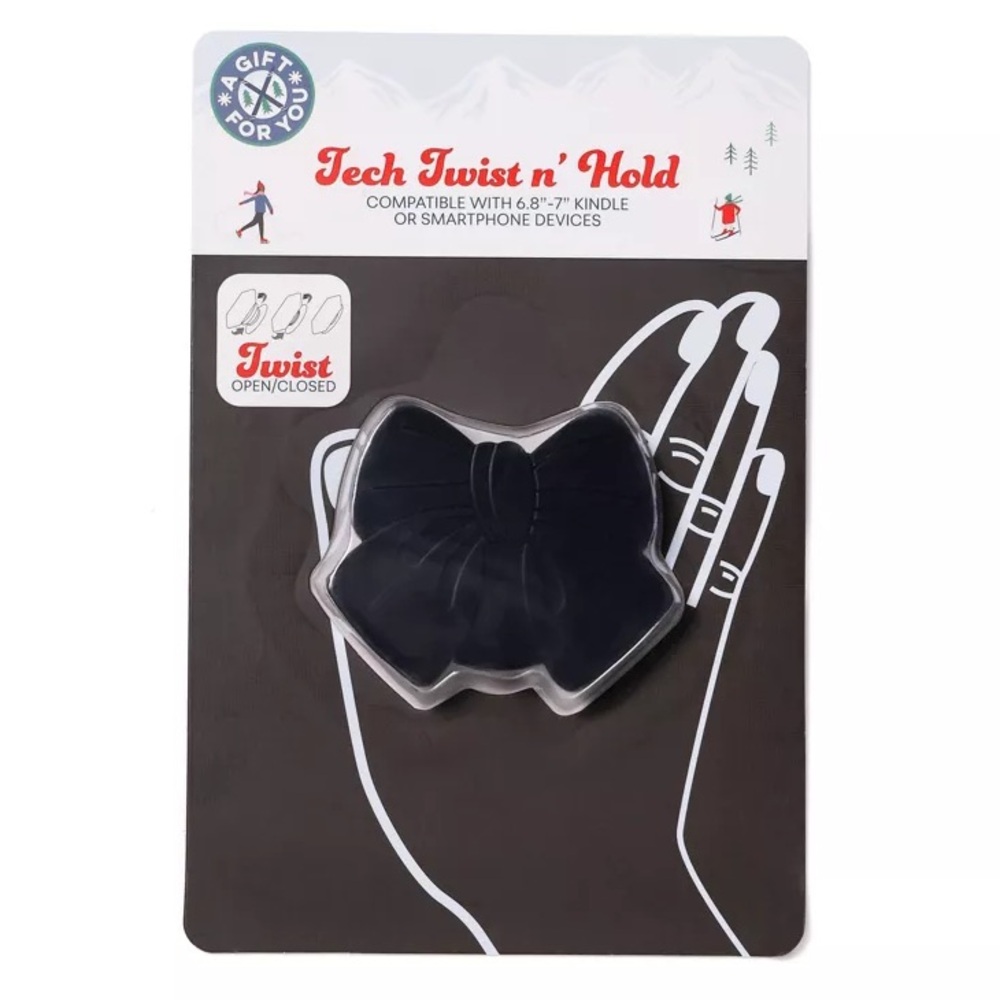 NWT Black Bow Tablet Holder